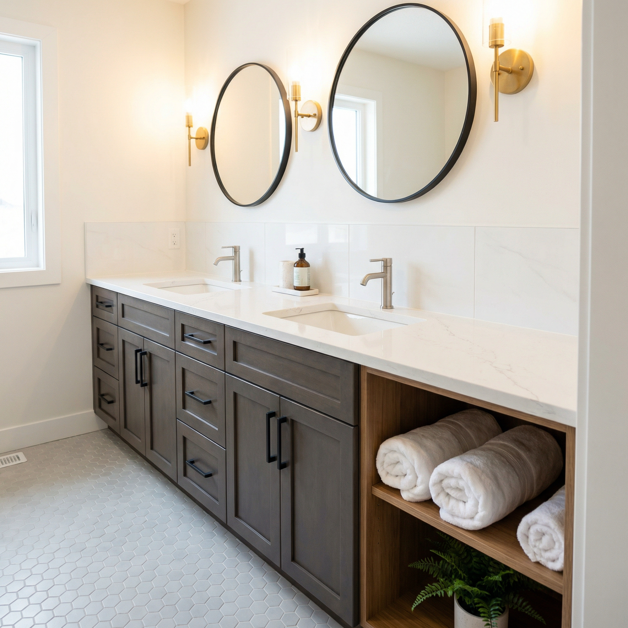 Custom bathroom vanities