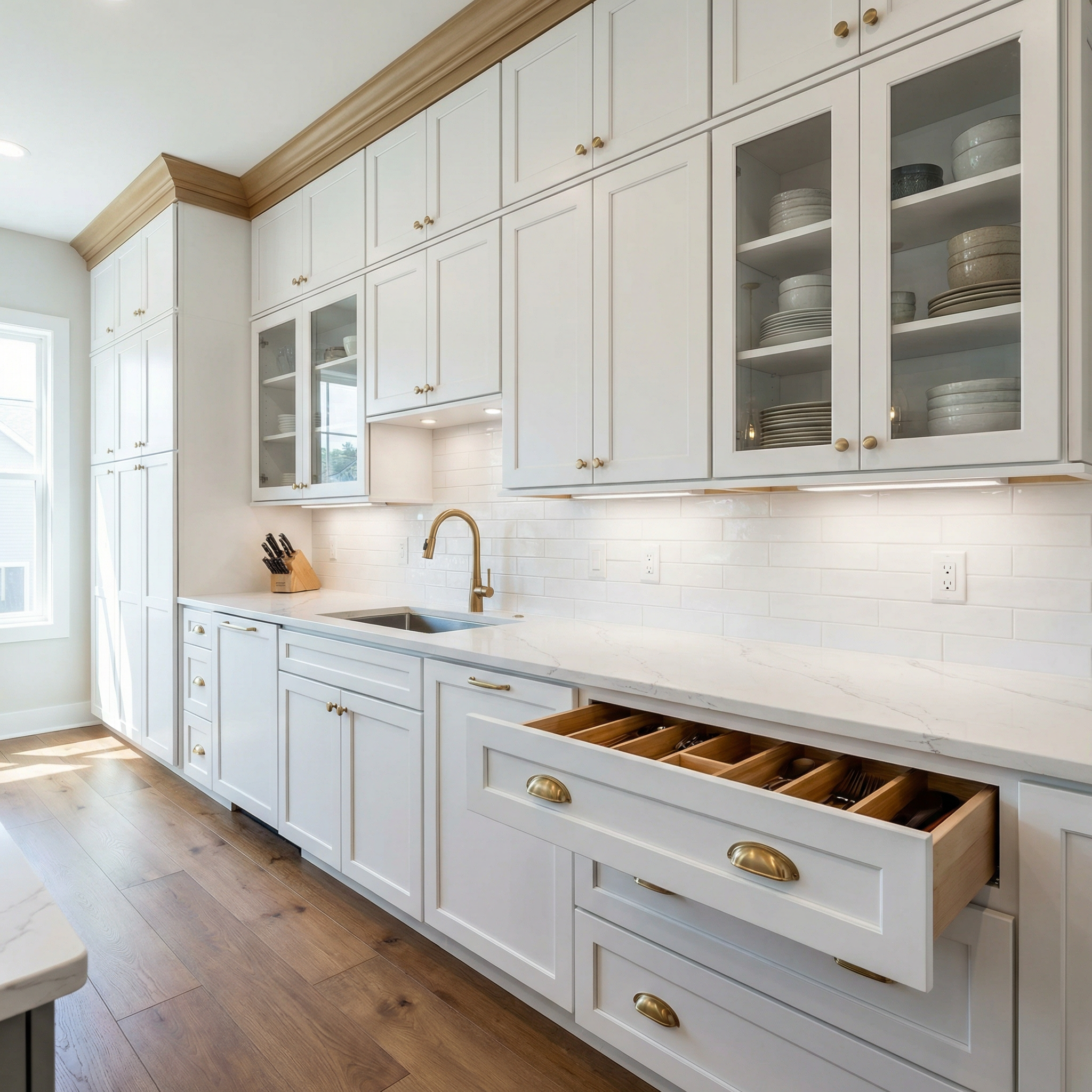 Custom kitchen cabinets