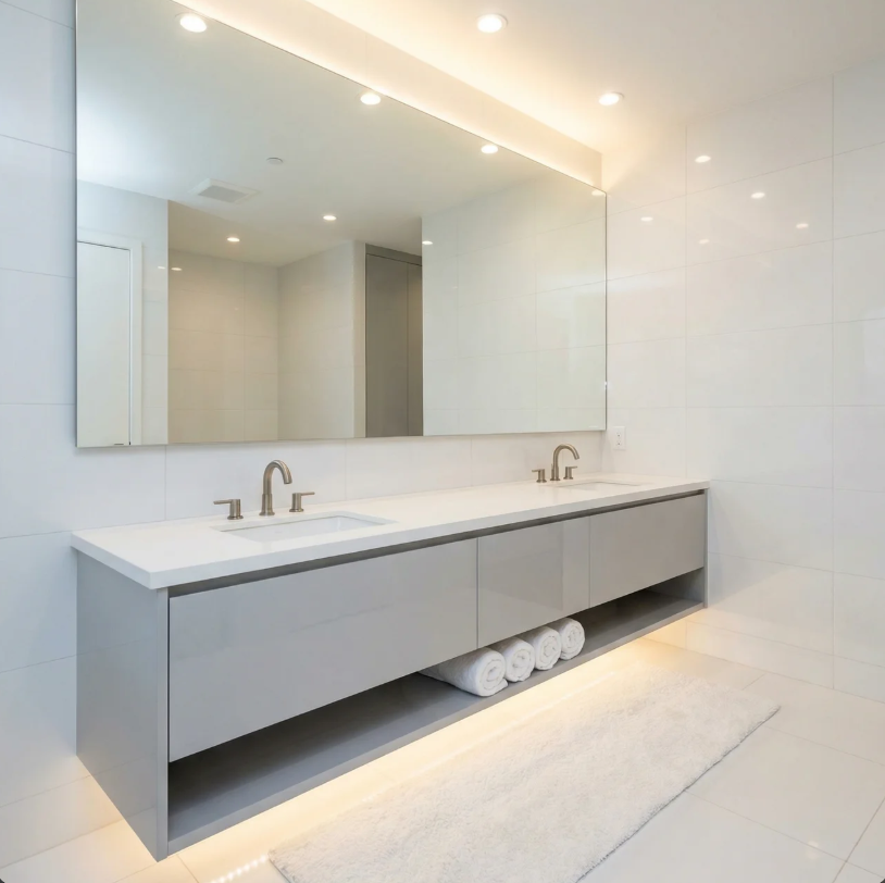 Bathroom vanity project