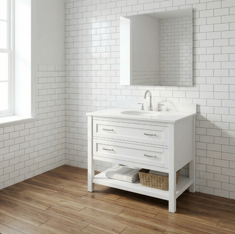 Bathroom vanity project