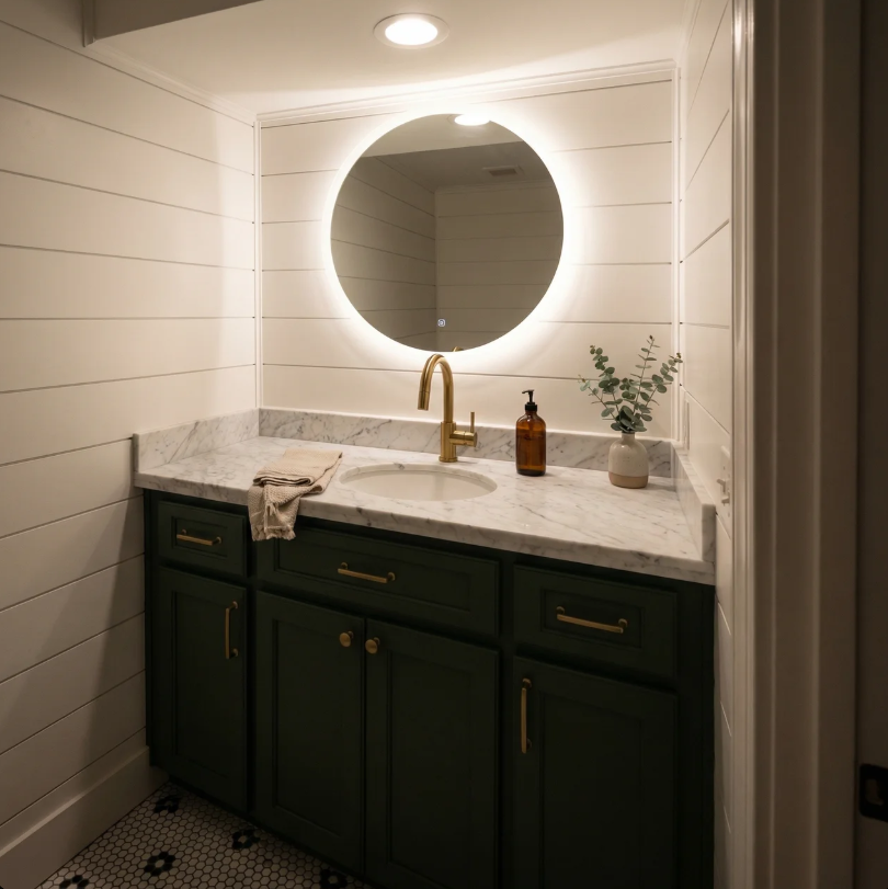 Bathroom vanity project
