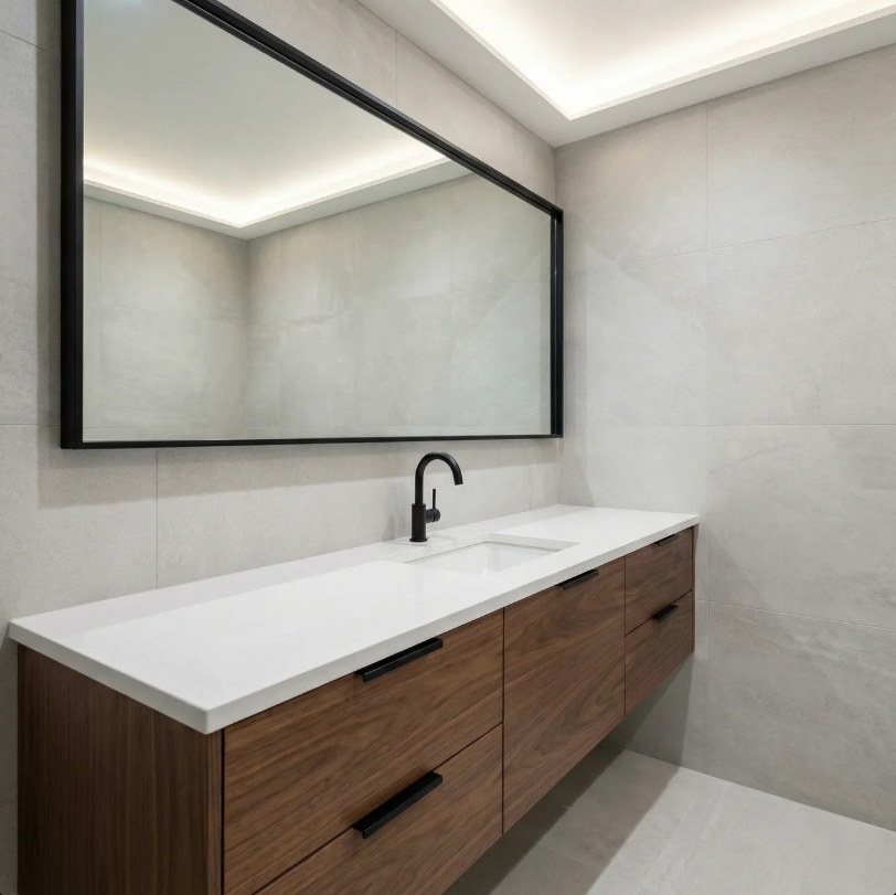 Bathroom vanity project